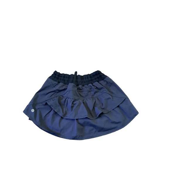 lululemon athletica Pants - LULULEMON Black Ruffle Tennis/Athletic Skort w/Built In Shorts-Size 6